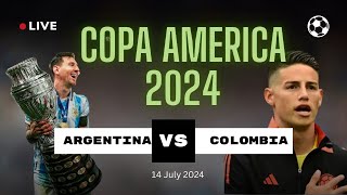 Argentina vs Colombia  Copa America Final 2024  Messi [upl. by Tsugua]