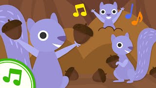 We Love Acorns  Original Kids Song from Treetop Family [upl. by Ecinad]