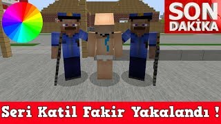 ZENGİN VS FAKİR 46  Polisler Fakiri Yakaladı Minecraft [upl. by Anadroj]