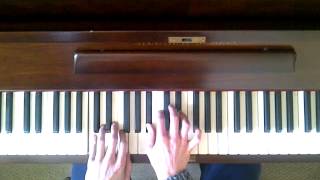 All Along The Watchtower  Jimi Hendrix  First bit on piano  C minor [upl. by Aneez]