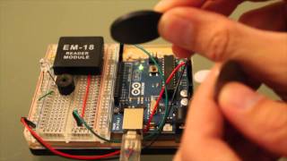 HowTo Use RFID EM18 with Arduino Uno [upl. by Garner]