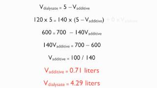 dialysate concentrations [upl. by Yentruoc]