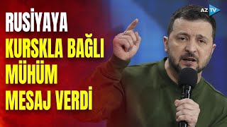 Zelenskidən Kurskla bağlı kritik açıqlama quotRusiya bunu etmək istəyirdi amma əksi baş verdiquot [upl. by Rimaj]