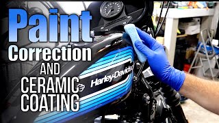 Paint Correction amp Ceramic Coating  Harley Davidson detailingtips ceramiccoating [upl. by Grieve]