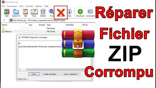 Comment Réparer Un Fichier ZIP Corrompu [upl. by Wiltsey]