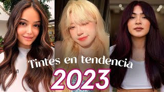 LAS TENDENCIAS DE COLOR 2023 🍷🔥 CABELLO [upl. by Darcie]