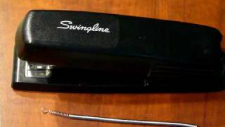 Swingline 545 Stapler  spring replacement [upl. by Neira]