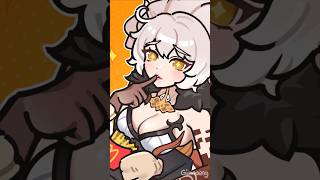 Kiana in Genshin  🍔🍟🥤 [upl. by Edna]