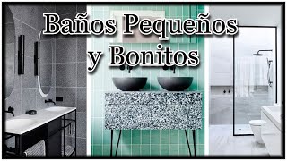 IDEAS DE DECORACION PARA BAÑOS PEQUEÑOS Y BONITOS [upl. by Yahc]