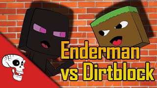 quotEnderman VS Dirtblockquot Rap Battle by JT Music and Dan Bull [upl. by Zeeba]