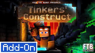 Tinkers Construct  Minecraft Marketplace Addon  FULL GUIDE [upl. by Sivek]