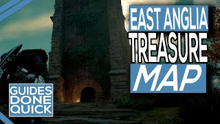 Assassins Creed Valhalla East Anglia Treasure Hoard Map Guide [upl. by Flin]