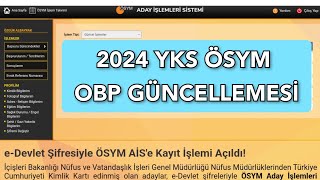 2024 YKS OBP GÜNCELLEMESİ [upl. by Atiuqnahs]