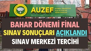 Auzef Bahar Dönemi Final Sınav Sonuçları AÇIKLANDI Ders Geçme Kalma Hesaplaması Nasıl Yapılır [upl. by Yror596]