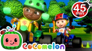 Bike Race Song Loop  CoComelon Friends  Fun Nursery Rhymes amp Kids Songs [upl. by Berlinda921]