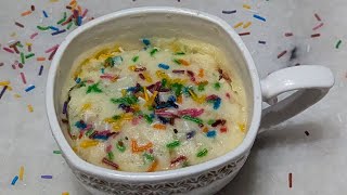 Vanilla Mug Cake In 1 Minute In Microwave  Vanilla Mug cake Recipe [upl. by Fredelia826]