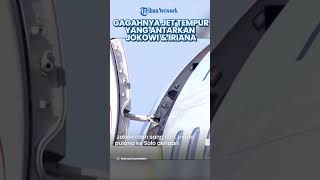 Gagahnya Jet Tempur F 16 Milik TNI AU yang Antarkan Jokowi dan sang Istri Pulang Kampung ke Solo [upl. by Most]