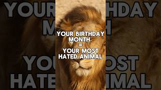 Comment Your Birthday Month and Which Animal you got animals hated snakes [upl. by Light]