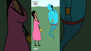 Always be specific with your wish shorts funnyvideo funnyshorts funnyanimation [upl. by Sirtimid]