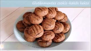 wwwglutenmentessutemenyhu  gluténmentes csokis keksz videós recept [upl. by Einot]