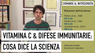 Vitamina C e difese immunitarie cosa dice la scienza [upl. by Aneed]