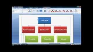 Como hacer un organigrama en Word [upl. by Einre548]