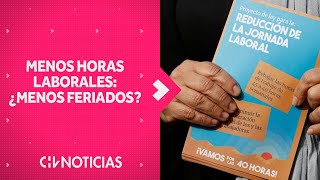 Gobierno se abre a discutir nuevo CALENDARIO DE FERIADOS ante tramite de proyecto de 40 horas [upl. by Odnanreh743]