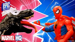 Das neue Haustier von Venom DinoDesaster  Hasbro’s Epic Marvel Ep 5 [upl. by Claudina]