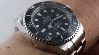 PreOwned Rolex Deepsea Sea Dweller 116660 Luxury Watch Review [upl. by Aittam]