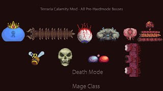 Terraria Calamity Mod  All PreHardmode Bosses DM Mage [upl. by Gelasius]