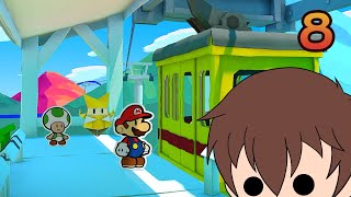 In The Tram amp Up The Mountain  Paper Mario The Origami King 8 [upl. by Akinar301]