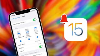 Cómo personalizar al máximo las NOTIFICACIONES en iOS 15 Guía [upl. by Leahcimauhsoj399]