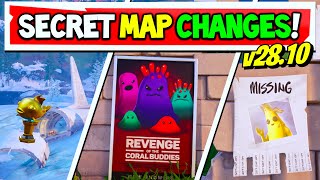 Fortnite UPDATE SECRET MAP CHANGES  v2810 CHAPTER 5 [upl. by Lali303]