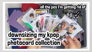 Downsizing My Kpop Photocard Collection again  Enhypen Txt Stray Kids Seventeen [upl. by Kciredec]