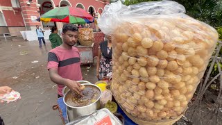 Authentic Poochka Pani Puri of West Bengal  Street Food [upl. by Yllier]