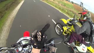 CRF250L vs DRZ400E [upl. by Arag191]