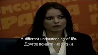 Oxana Fedorova  Miss Universe 2002 English sub [upl. by Asilem]