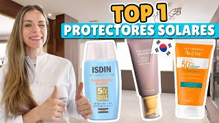 TOP 1 protectores solares para todo tipo de piel  ¡No te lo pierdas [upl. by Notsa]