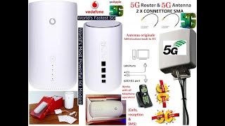 Vodafone GigaCube 5G T21 TCL HH500V Setup APN  worlds  fastest  3rd Gen  best  router  5G [upl. by Torry676]