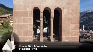 Suonata a Plenum  Campane della Chiesa di S Leonardo a Tesero TN [upl. by Ateekram]