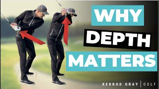 HOW TO GET BACKSWING DEPTH FOR BETTER BALL STRIKING [upl. by Anilrac]