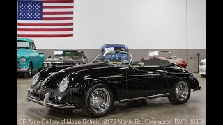 1957 Porsche 356 Speedster Replica For Sale  Walk Around 3k Miles [upl. by Nosirrag218]