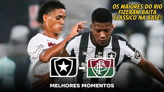 Botafogo x Fluminense  Melhores Momentos COMPLETO Brasileirão Sub20 2024 [upl. by Ardnued673]