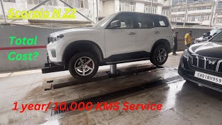 ScorpioN Z2 petrol 2ND Service kya Change huaProblems  खर्चा kitna mahindrascorpio scorpion [upl. by Maurise165]