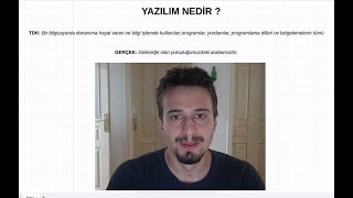 Yazılım Nedir [upl. by Eleni968]