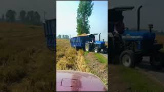 New holland tractor power newholland trending shorts [upl. by Ynohta]