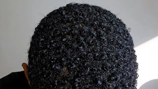 How to define curls on type 4 hair with 2 products Short natural hair [upl. by Cerracchio309]