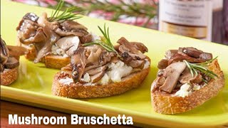 Mushroom Bruschetta  Healthy Mushroom Bruschetta shorts [upl. by Johnathan837]