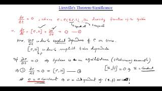 Significance of Liouvilles Theorem [upl. by Cappella]