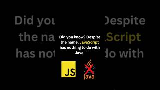 JavaScript Isn’t Related to Java at All javascriptdevelopment javascriptdev coding programming [upl. by Anadal]